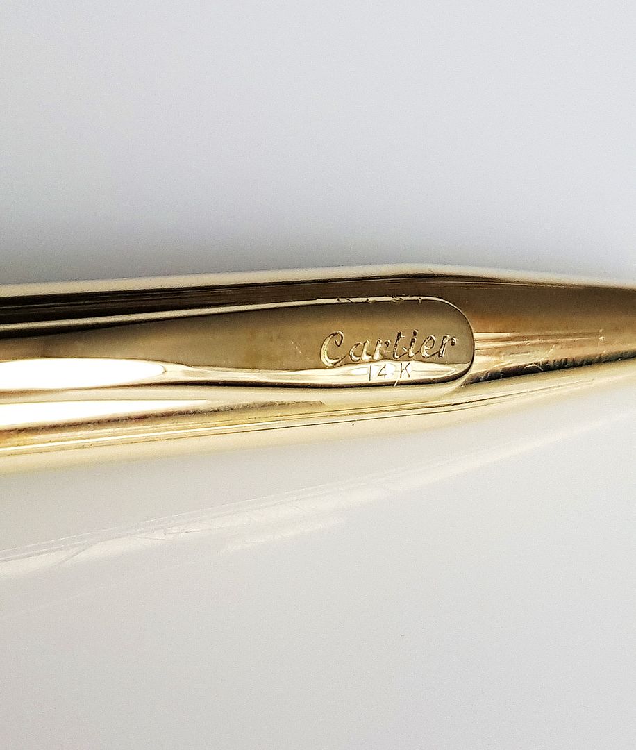 Cartier 14k Solid Gold Ballpoint Pen